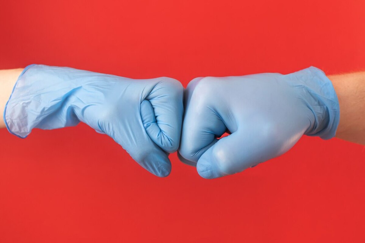 gants d'examen en latex