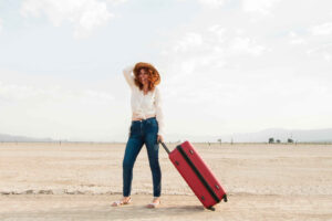 voyager avec grande valise