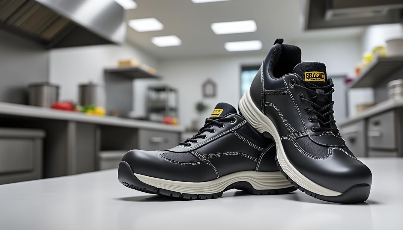 découvrez les dernières tendances en matière de chaussures de sécurité pour la cuisine avec bragard. alliant confort, style et protection, ces modèles sont conçus pour répondre aux exigences des professionnels de la gastronomie tout en garantissant une sécurité optimale.