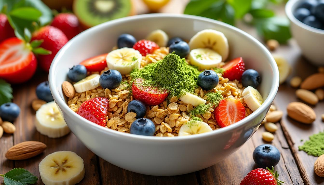 découvrez comment savourer le granola de claire au matcha à travers des recettes variées et des astuces de dégustation. que ce soit au petit-déjeuner ou en collation, ce mélange délicat allie saveurs et bienfaits nutritionnels pour un plaisir sain et gourmand.