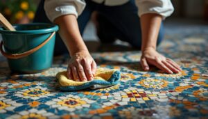 découvrez nos astuces pour laver un sol en mosaïque sans abîmer ses motifs délicats. prolongez la beauté de votre revêtement tout en garantissant un nettoyage efficace et respectueux.
