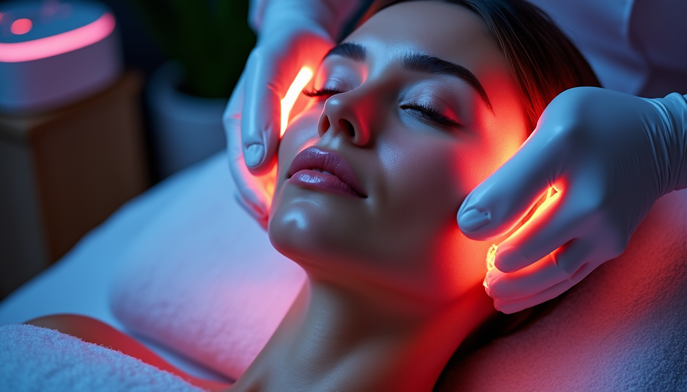 découvrez comment le masseur lifting visage minceur utilise la luminothérapie pour réduire efficacement le double menton, raffermir la peau et sculpter vos contours faciaux naturellement.
