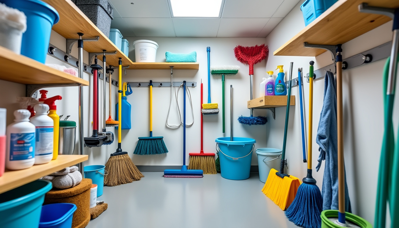 découvrez des astuces pratiques pour organiser votre placard à balais de façon fonctionnelle. optimisez l'espace, rangez efficacement vos produits de ménage et gardez tout à portée de main !