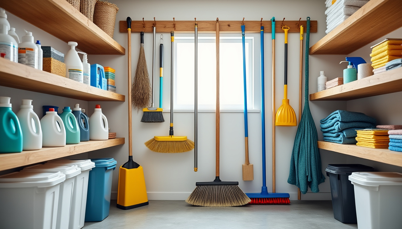 découvrez nos astuces pratiques pour organiser un placard à balais de façon fonctionnelle, gagner de la place et retrouver facilement tous vos accessoires de nettoyage.