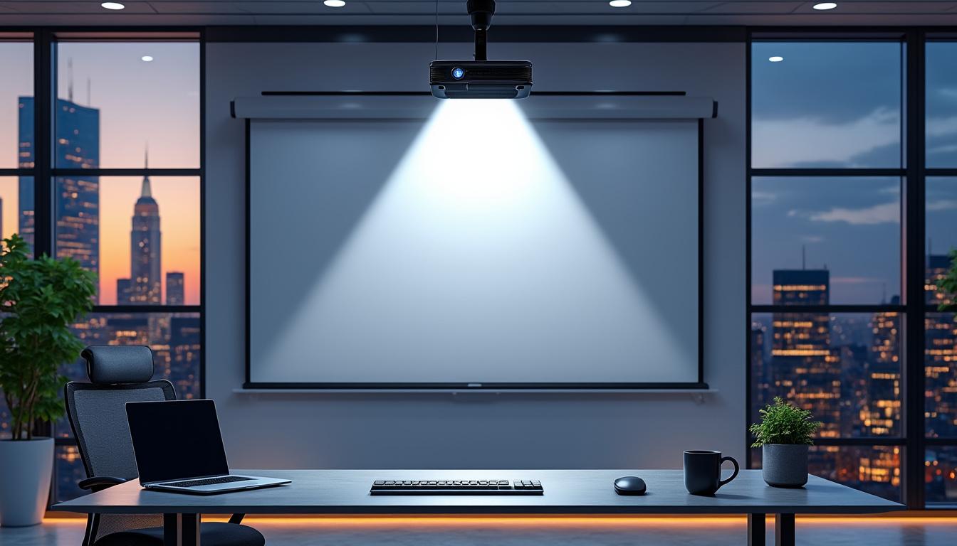 découvrez nos conseils pour choisir les meilleurs vidéoprojecteurs bureautique led adaptés à vos besoins professionnels et améliorez la présentation de vos réunions.