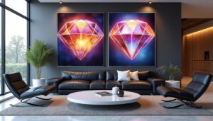 découvrez comment les diamond paintings apportent éclat et originalité à votre décoration intérieure en transformant vos murs avec des œuvres étincelantes et personnalisées.