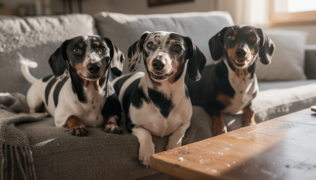 découvrez les teckels arlequin à poil ras et leur personnalité attachante, pleine de charme et d'énergie. apprenez tout sur leur caractère unique et leurs soins.