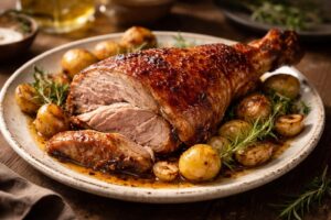 découvrez les secrets pour réussir une cuisse de cochon au lait au four moelleuse et savoureuse, avec des astuces de cuisson et des ingrédients pour un plat gourmand et fondant.