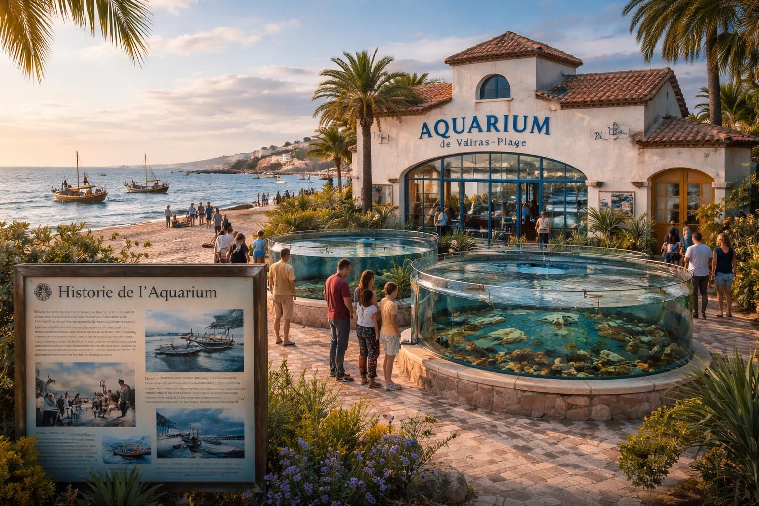 découvrez l'histoire fascinante de l'aquarium de valras plage, un lieu unique qui allie patrimoine maritime et émerveillement pour petits et grands.