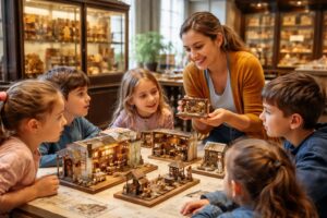 participez à l'atelier éveil au musée miniature 54 à nancy et découvrez l'art de la miniature à travers des activités ludiques et éducatives adaptées à tous les âges.