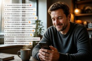 découvrez 10 idées de messages pour rassurer votre homme à distance et entretenir la complicité dans votre relation malgré la séparation.