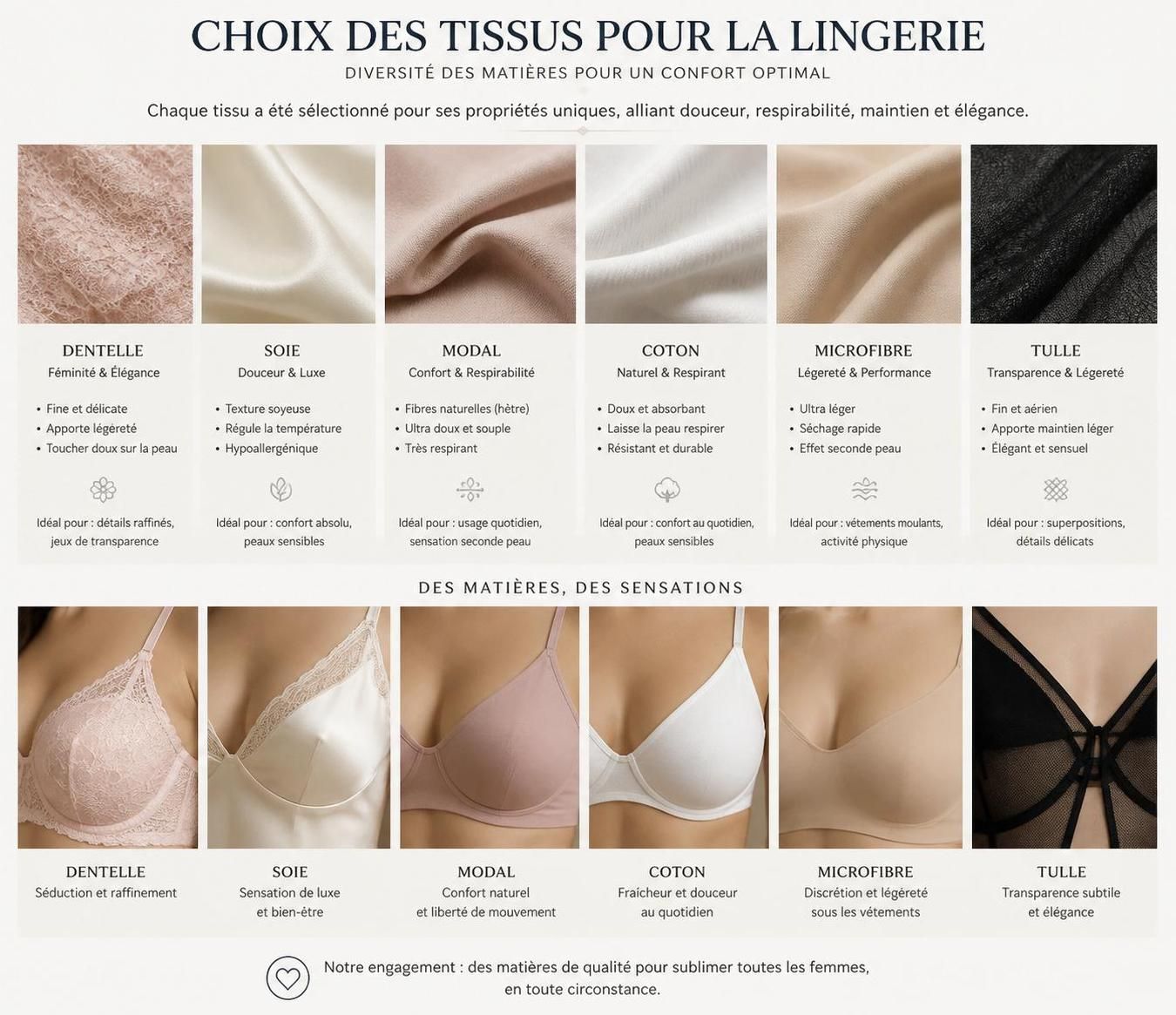 découvrez comment choisir une lingerie non genrée alliant confort optimal et style, adaptée à toutes les morphologies et préférences.
